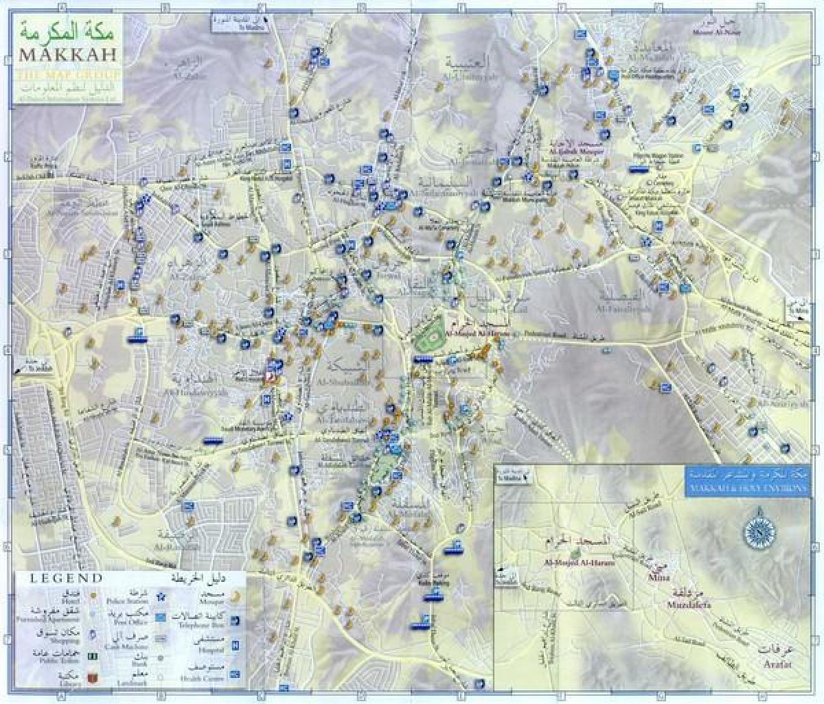 Дарожная карта горада Мека 